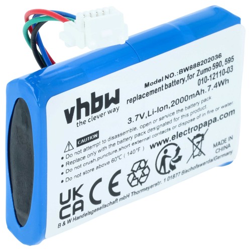 Battery for garmin zumo 590lm - for,
